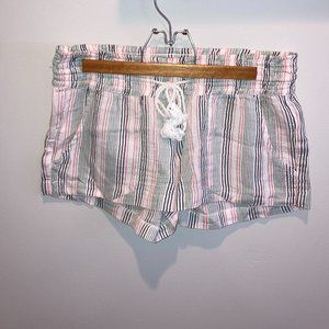 ROXY LINEN STRIPED SHORT